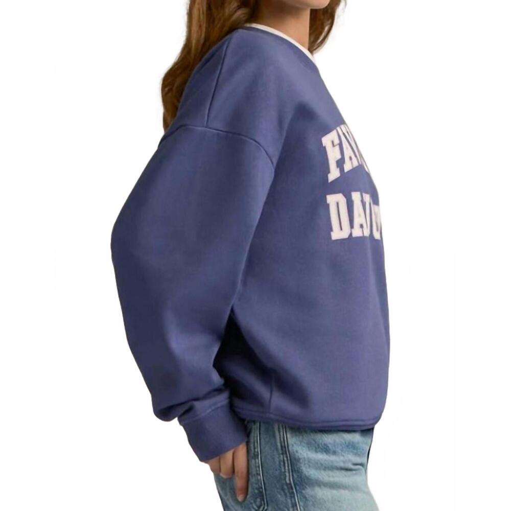 NEW FAVORITE DAUGHTER collegiate sweatshirt in venetblu - Picture 4 of 6